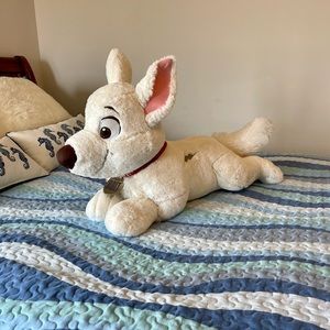 ⚡️BOLT⚡️30” Puppy DOG with collar authentic stuffed animal plush from movie